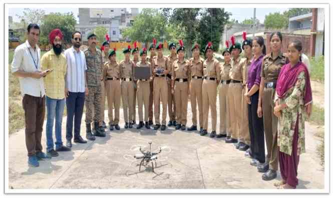DAY 5 OF DRONE TRAINING OF 3 PB (G) BN NCC