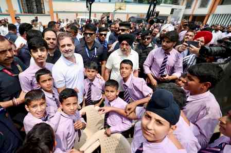 Rahul Gandhi goes door-to-door in Poonch, advises students to study hard 
