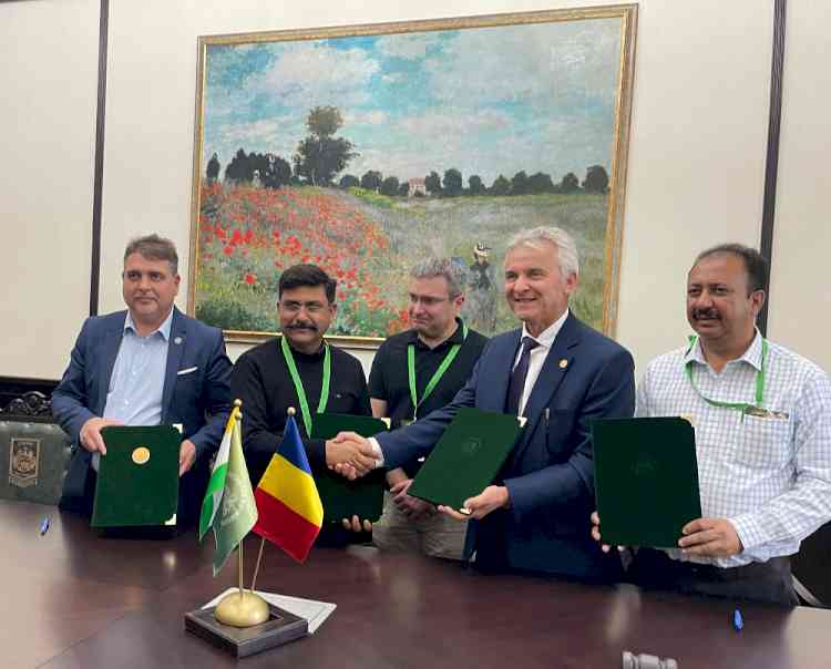 UHF Nauni Signs MoU with Romanian University to Strengthen Global Research Collaboration
