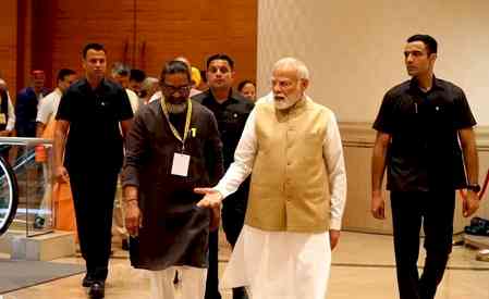 Jharkhand CM flags Rs 1.4 lakh crore mining dues at NITI Aayog meeting