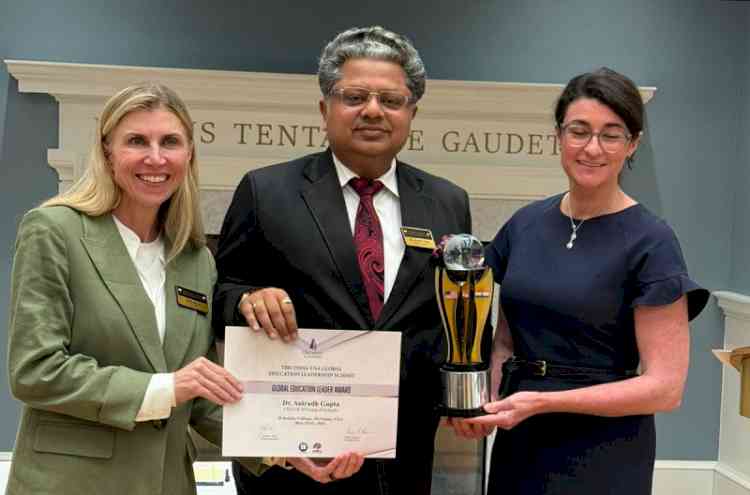 Dr. Anirudh Gupta Honoured with “Global Education Leader” Award