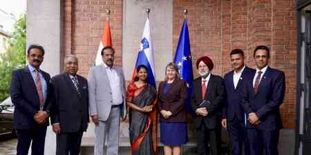 Kanimozhi-led delegation meets Slovenian leaders, reaffirms India's stance on terrorism