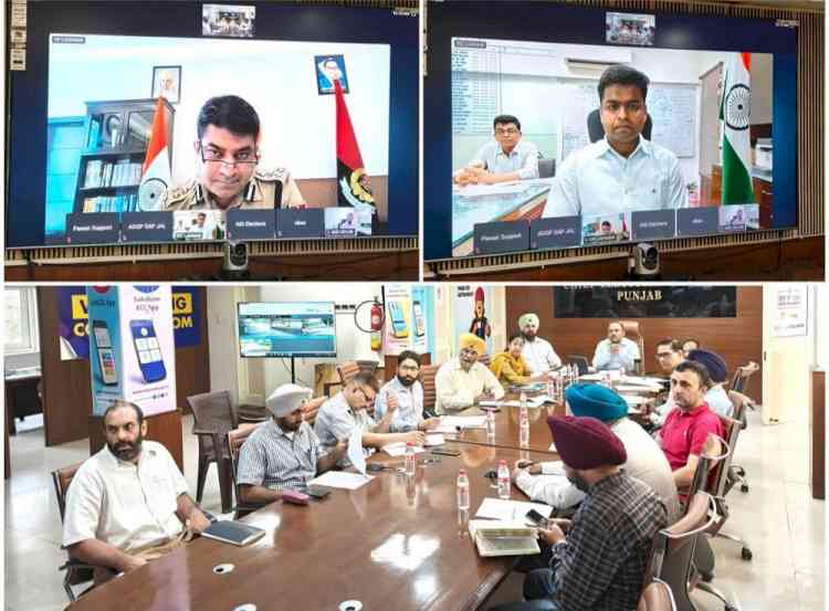 Ludhiana West Bye-Election- CEO Reviews Election Preparations with Deputy Commissioner and Police Commissioner of Ludhiana