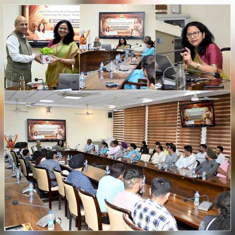 NITTTR Chandigarh Organizes Expert Lectures on the Life and Legacy of Punyashlok Rani Ahilyabai Holkar under “Rashtra Pratham” Theme