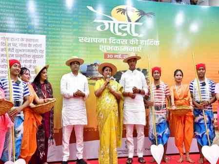 Delhi CM Rekha Gupta joins Goa Day celebrations at Secretariat