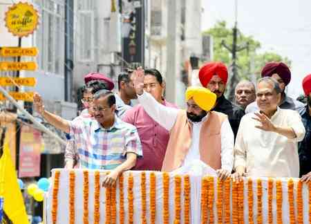 As PM Modi claims 'sindoor' flows in his veins, Ludhiana flows in AAP candidate's veins, says Kejriwal