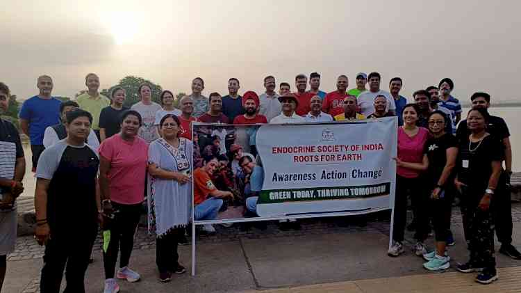 Endocrine Society of India holds walkathon