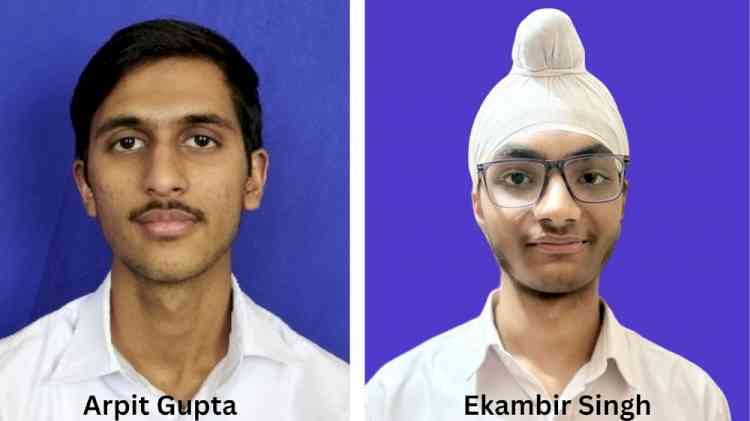 Excellent performance of students of Innocent Hearts in JEE Advanced 2025; Arpit Gupta secured 1979 AIR