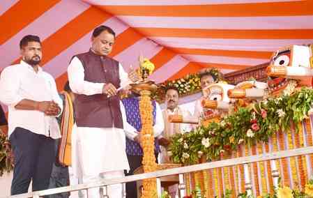 Odisha CM launches Rs 275 crore projects in Bhadrak