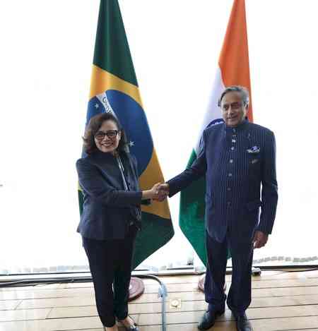 Shashi Tharoor-led delegation meets Brazil's Acting Foreign Minister, discusses enhancing anti-terror cooperation 