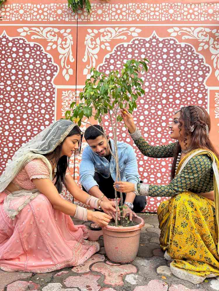 The Cast of Shemaroo Umang's Badi Haveli Ki Chhoti Thakurain Plants a Greener Tomorrow on World Environment Day
