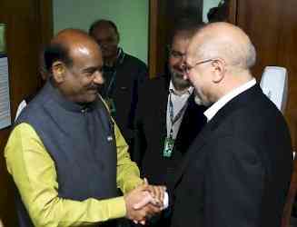 Om Birla meets Iran's Speaker at 11th BRICS Parliamentary Forum, discusses Chabahar Port connectivity