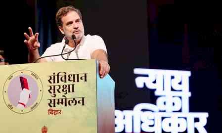LoP Gandhi slams CM Nitish; calls Bihar crime capital of India