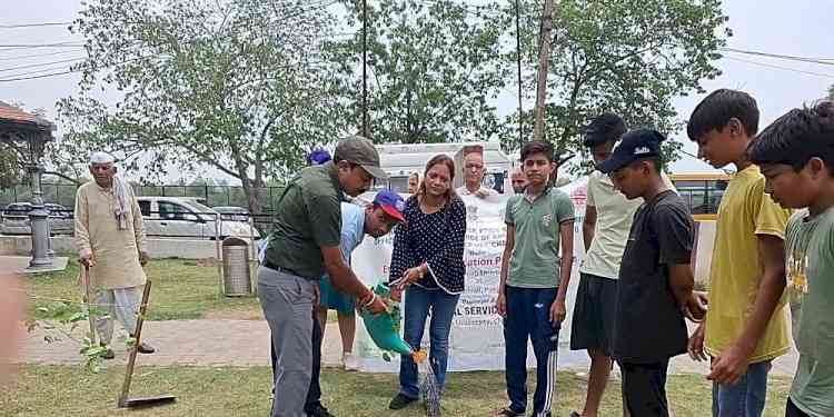 NSS Panjab University Organises Plantation Drive Under “Ek Ped Maa Ke Naam” on Eid Eve at Dhanas Village