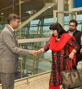 BJP MP Aparajita Sarangi returns to Bhubaneswar after five-nation tour