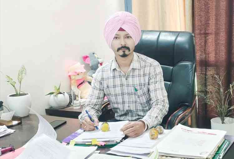 Chairman Jasvir Singh Garhi listens to complaints of SC community