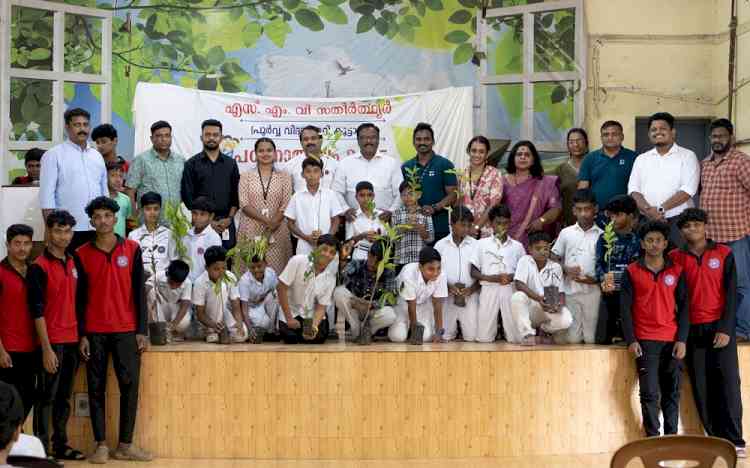 UST hands over 5000 fruit saplings to students of 18 schools in Thiruvananthapuram