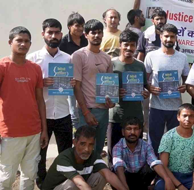 जेल बंदियों को दी कानूनी अधिकारों व सहायता सेवाओं की जानकारी