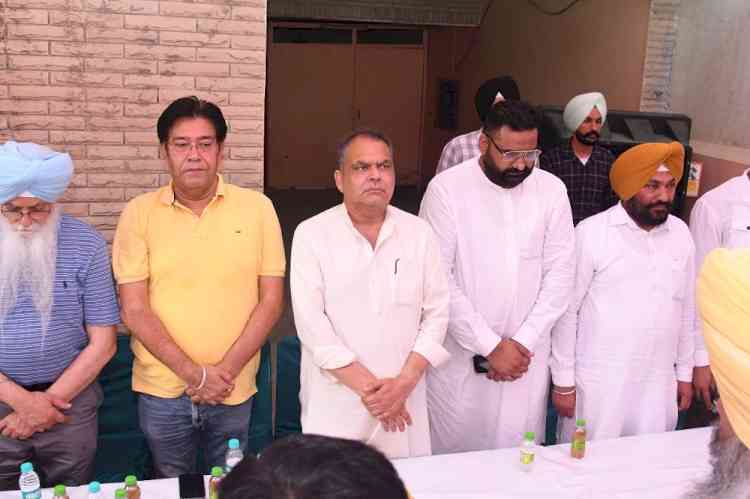 Tributes Paid to Ahmedabad plane crash Victims During Poll Meeting Addressed by Arora