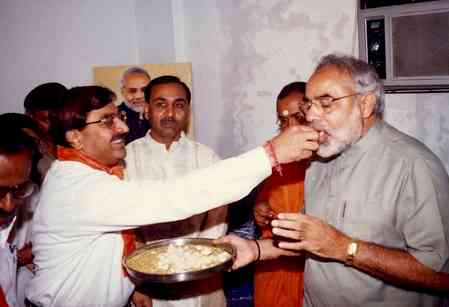 Through smiles, silence & sweets: The unspoken bond between PM Modi and Vijay Rupani