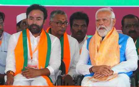PM Modi extends birthday wishes to Minister Kishan Reddy