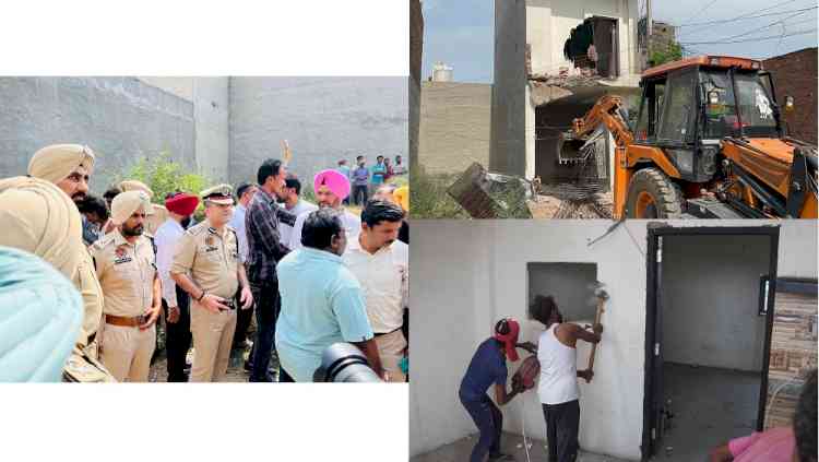 Mann Government Strikes Hard in Drug War: Illegal Assets of Drug Smugglers Bulldozed back to back