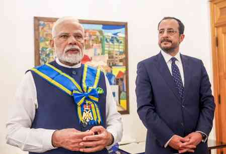 PM Modi conferred with Cyprus' highest honour, dedicates it to friendship between two nations