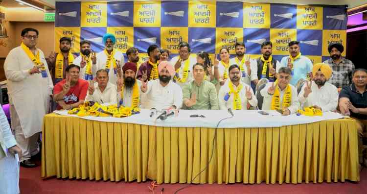‘AAP’ Strengthens More in Ludhiana West! Hundreds Join the Party Leaving Congress and Akali Dal