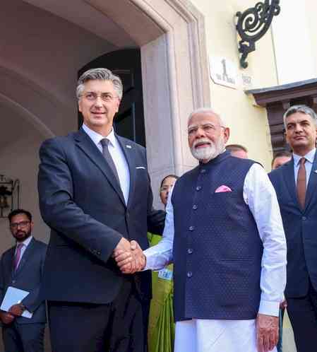 PM Modi meets Croatian counterpart Plenkovic during historic first visit to Zagreb 