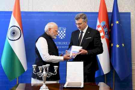 Remarkable symbol of enduring cultural bonds: PM Modi thanks Croatian counterpart for Vezdin's Sanskrit grammar 