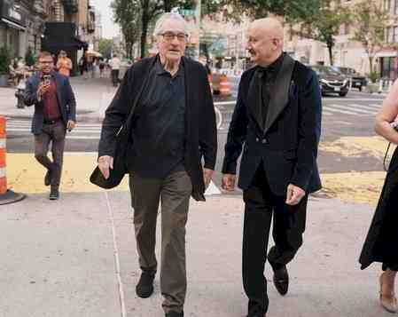 Anupam Kher says he is in shock as Robert De Niro attends the premiere of ‘Tanvi The Great’ in New York