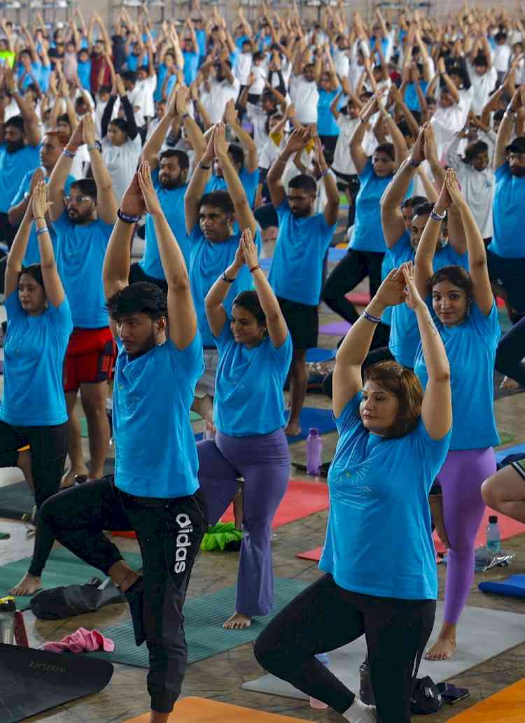 1 mn Suryanamaskars performed nationwide in a celebration of unity through movement at cult Yogathon 2025