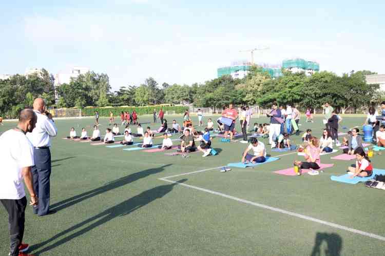 Greenwood High Celebrates International Yoga Day with Parents and Students in a Spirit of Wellness and Unity