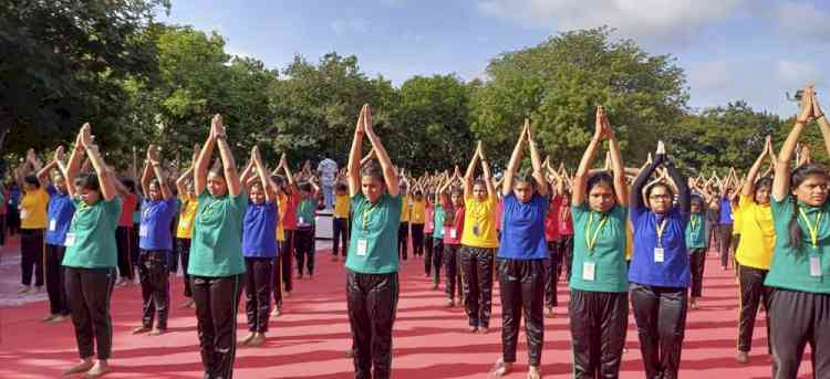 Stretching Beyond Books: Resonance Students Celebrate International Yoga Day with Isha Foundation
