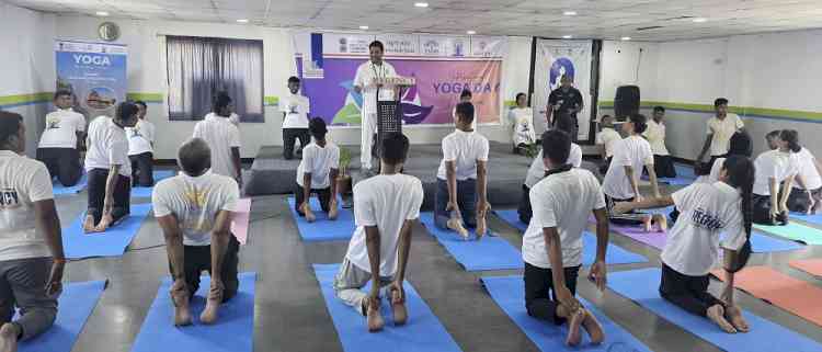Budding Chefs celebrate International Yoga Day at Regency College of Culinary Arts