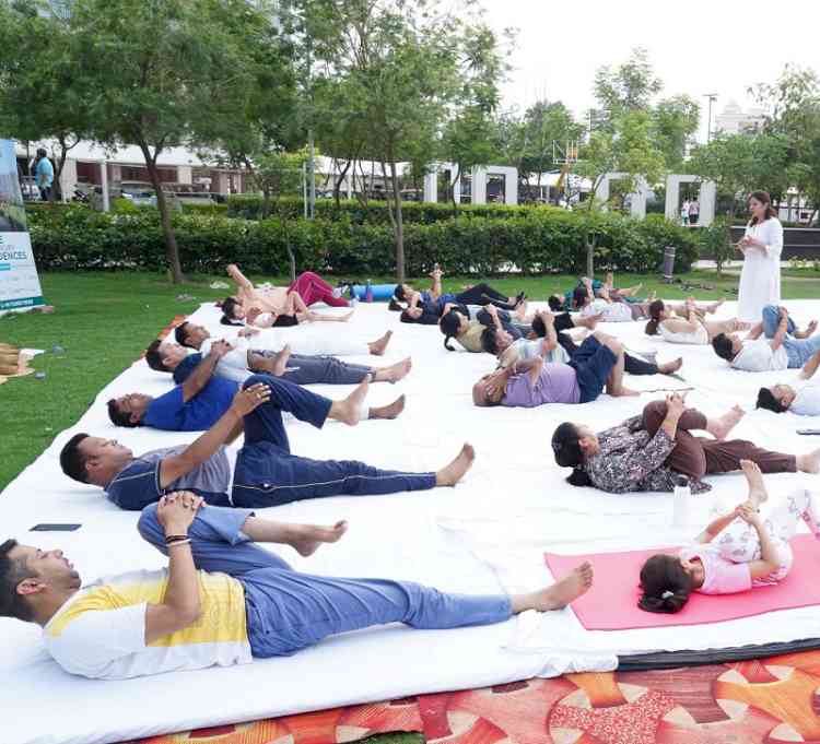 Energizing  with Yoga: Motiaz Foundation Celebrates International Yoga Day