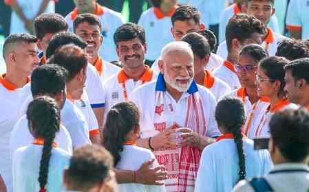 Integration of Yoga into women and child welfare policies enhancing health at grassroots: PM Modi