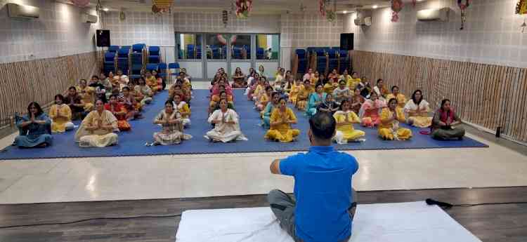 International Yoga Day Celebration at Sanskriti KMV School