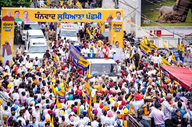 AAP's Victory Roadshow: Heartfelt Thanks to Ludhiana West for Voting for Politics of Work