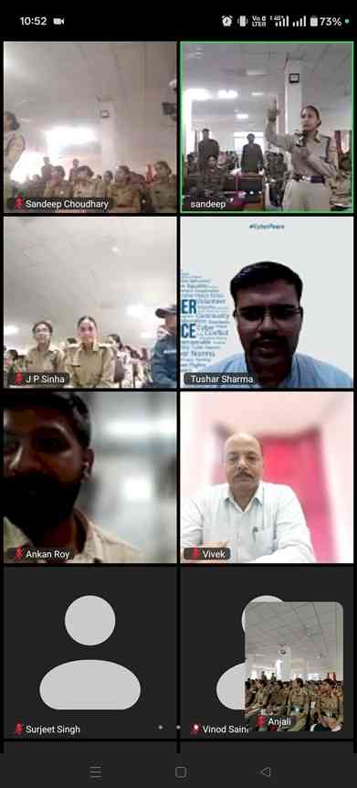 Online Workshop on Cyber First Responder Programme for NCC Girl Cadets at Khalsa College for Women