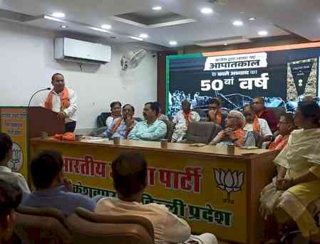 Delhi BJP honours Emergency-era prisoners across seven districts