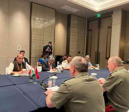 Rajnath Singh holds 'insightful' meetings with Belarusian and Russian defence ministers in China 