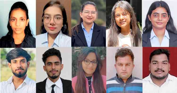 जीजेयूः एमबीए के 10 विद्यार्थी ऑन-कैंपस प्लेसमेंट ड्राइव में चयनित