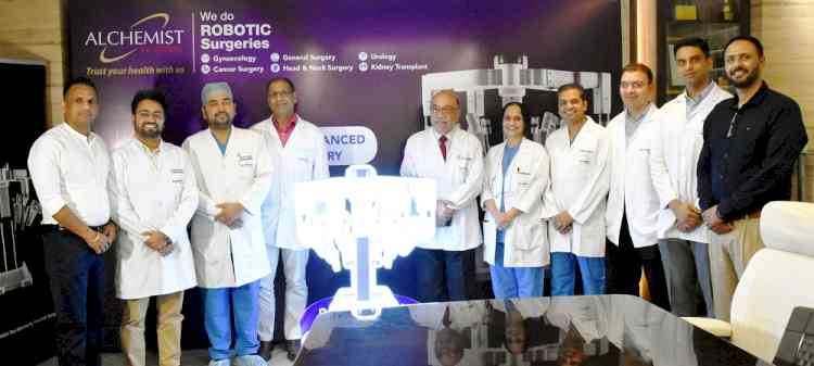 A first in Panchkula : Robotic technology launched at Alchemist Hospital