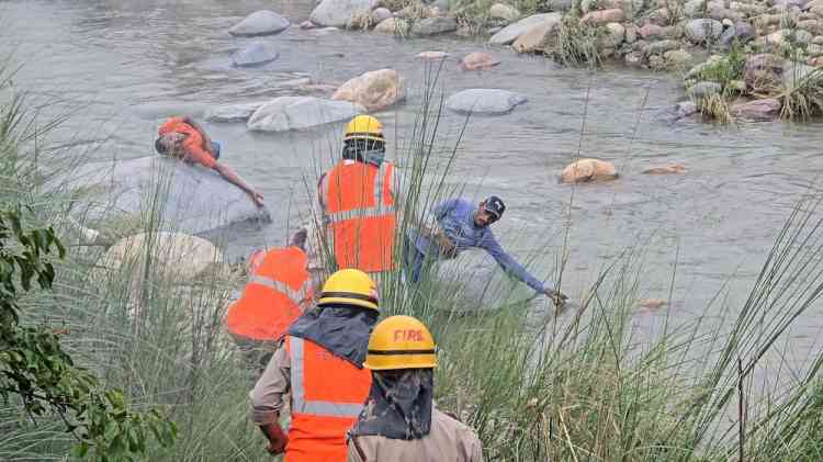 Mock Plane Crash Drill Conducted Near Gaggal Airport to Test Emergency Preparedness