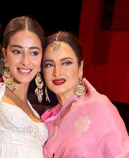 Ananya Panday shares a glimpse of her childhood days with Rekha, reflects on their evolving bond