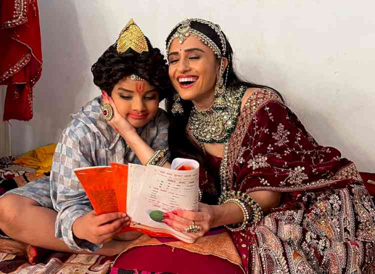 Hunar Hali Gandhi about teaching her young co-star on the sets of Sony SAB’s Veer Hanuman