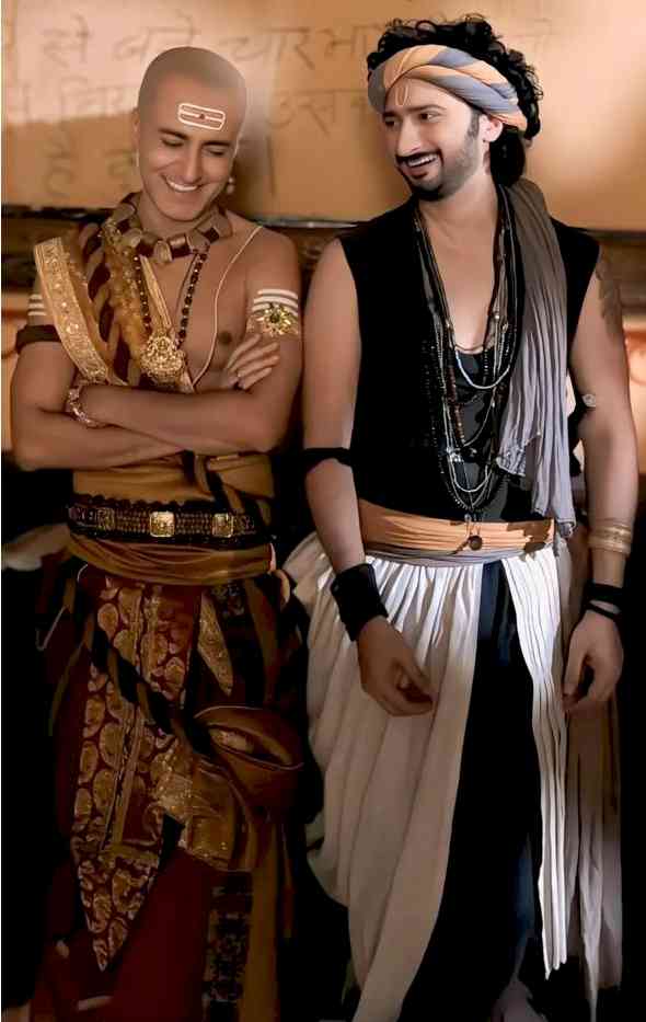 Krishna Bharadwaj talking about his offscreen bond with Kunal and Nikkhil on Sony SAB’s Tenali Rama