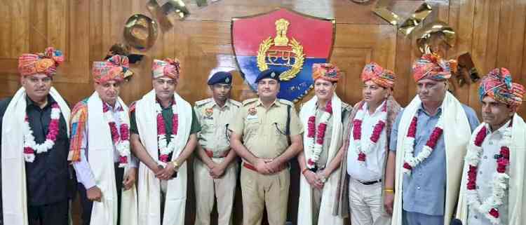 रोहतक पुलिस के 11 कर्मी हुए सेवानिवृत्त