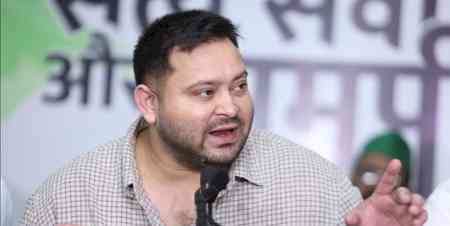 Tejashwi hits back at BJP over 'Namazwadi' jibe, criticises EC's voter list revision in Bihar
